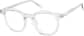 Angle view of Round Glasses 4471823 in Clear thumbnail