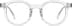 Round Glasses 4471823 in Clear