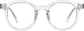 Front view of Round Glasses 4471823 in Clear thumbnail