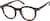 Angle view of Round Glasses 4471825 in Tortoiseshell thumbnail