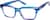 Angle view of Rectangle Glasses 4471916 in Blue thumbnail