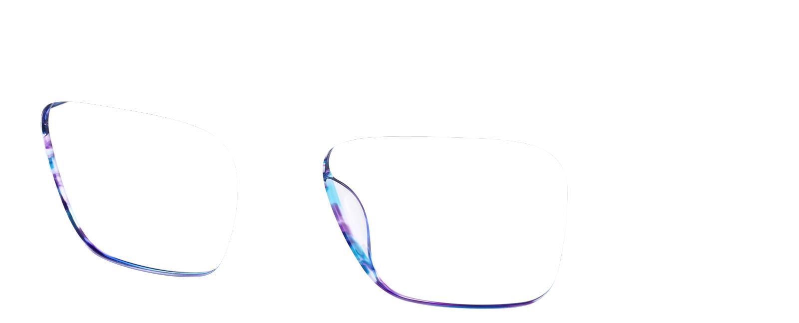 Black Rectangle Glasses #4471921 | Zenni Optical
