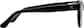 Side view of Rectangle Glasses 4471921 in Black thumbnail