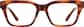 Front view of Rectangle Glasses 4471939 in Pattern thumbnail
