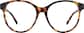 Front view of Round Glasses 4472125 in Tortoiseshell thumbnail