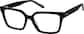 Angle view of Rectangle Glasses 4472221 in Black thumbnail