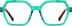Geometric Glasses 4472324 in Green