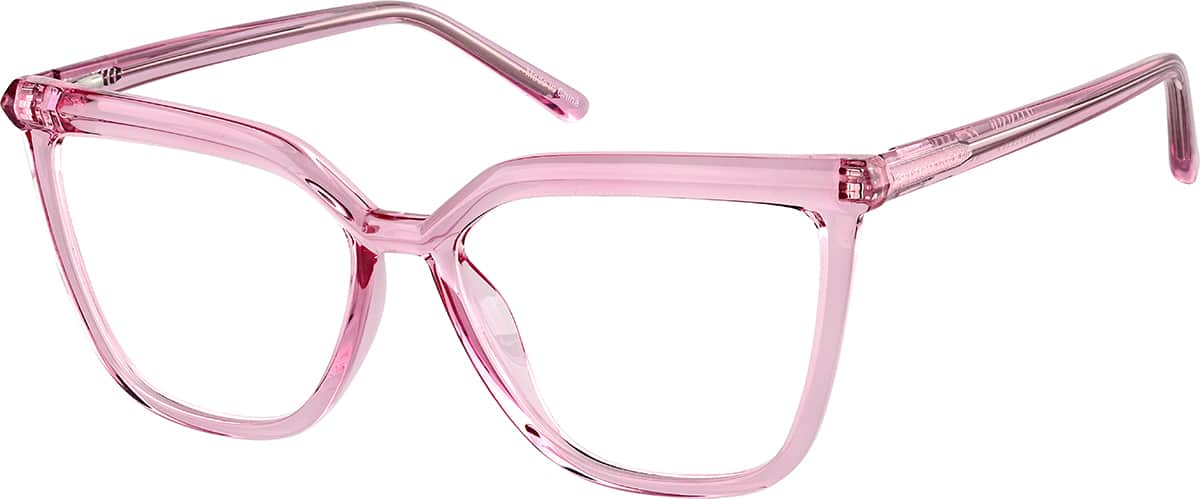 Angle view of Cat-Eye Glasses 4472419 in Pink