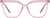 Front view of Cat-Eye Glasses 4472419 in Pink thumbnail
