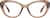Front view of Cat-Eye Glasses 4472515 in Brown thumbnail