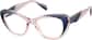 Angle view of Cat-Eye Glasses 4472519 in Pink thumbnail