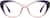 Front view of Cat-Eye Glasses 4472519 in Pink thumbnail