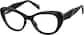 Angle view of Cat-Eye Glasses 4472521 in Black thumbnail