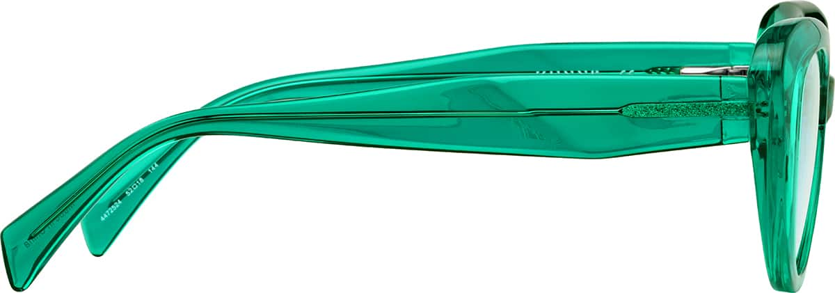 Side view of Cat-Eye Glasses 4472524 in Green