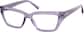 Angle view of Cat-Eye Glasses 4472617 in Purple thumbnail