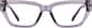 Front view of Cat-Eye Glasses 4472617 in Purple thumbnail