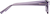 Side view of Rectangle Glasses 4472617 in Purple thumbnail