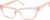 Angle view of Rectangle Glasses 4472619 in Pink thumbnail