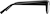 Side view of Rectangle Glasses 4472621 in Black thumbnail