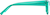 Side view of Rectangle Glasses 4472624 in Green thumbnail