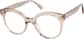 Angle view of Round Glasses 4472715 in Brown thumbnail