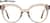 Front view of Round Glasses 4472715 in Brown thumbnail