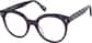 Angle view of Round Glasses 4472717 in Purple thumbnail