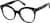 Angle view of Round Glasses 4472721 in Black thumbnail
