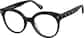 Angle view of Round Glasses 4472721 in Black thumbnail