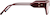 Side view of Cat-Eye Glasses 4472818 in Red thumbnail