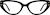 Front view of Cat-Eye Glasses 4472821 in Black thumbnail