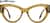 Front view of Cat-Eye Glasses 4472915 in Brown thumbnail