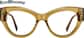 Front view of Cat-Eye Glasses 4472915 in Brown thumbnail