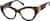 Angle view of Cat-Eye Glasses 4472925 in Tortoiseshell thumbnail