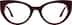 Cat-Eye Glasses 4473018 in Red