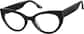 Angle view of Cat-Eye Glasses 4473021 in Black thumbnail