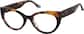Angle view of Cat-Eye Glasses 4473025 in Tortoiseshell thumbnail