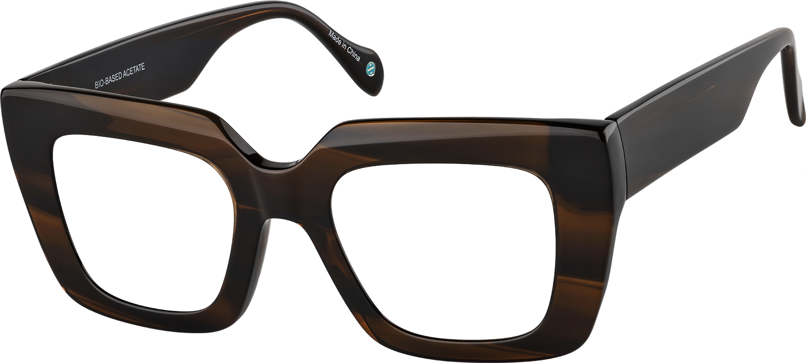 Red Rectangle Glasses #4473218 | Zenni Optical