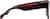 Side view of Rectangle Glasses 4473218 in Red thumbnail