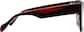 Side view of Rectangle Glasses 4473218 in Red thumbnail