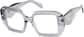 Angle view of Geometric Glasses 4473312 in Gray thumbnail