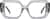 Front view of Geometric Glasses 4473312 in Gray thumbnail