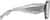 Side view of Geometric Glasses 4473312 in Gray thumbnail