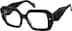 Geometric Glasses 4473321 in Black