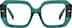 Geometric Glasses 4473324 in Green