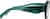 Side view of Geometric Glasses 4473324 in Green thumbnail