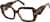 Angle view of Geometric Glasses 4473325 in Tortoiseshell thumbnail