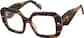 Angle view of Geometric Glasses 4473325 in Tortoiseshell thumbnail