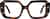Front view of Geometric Glasses 4473325 in Tortoiseshell thumbnail