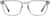 Front view of Rectangle Glasses 4473612 in Gray thumbnail